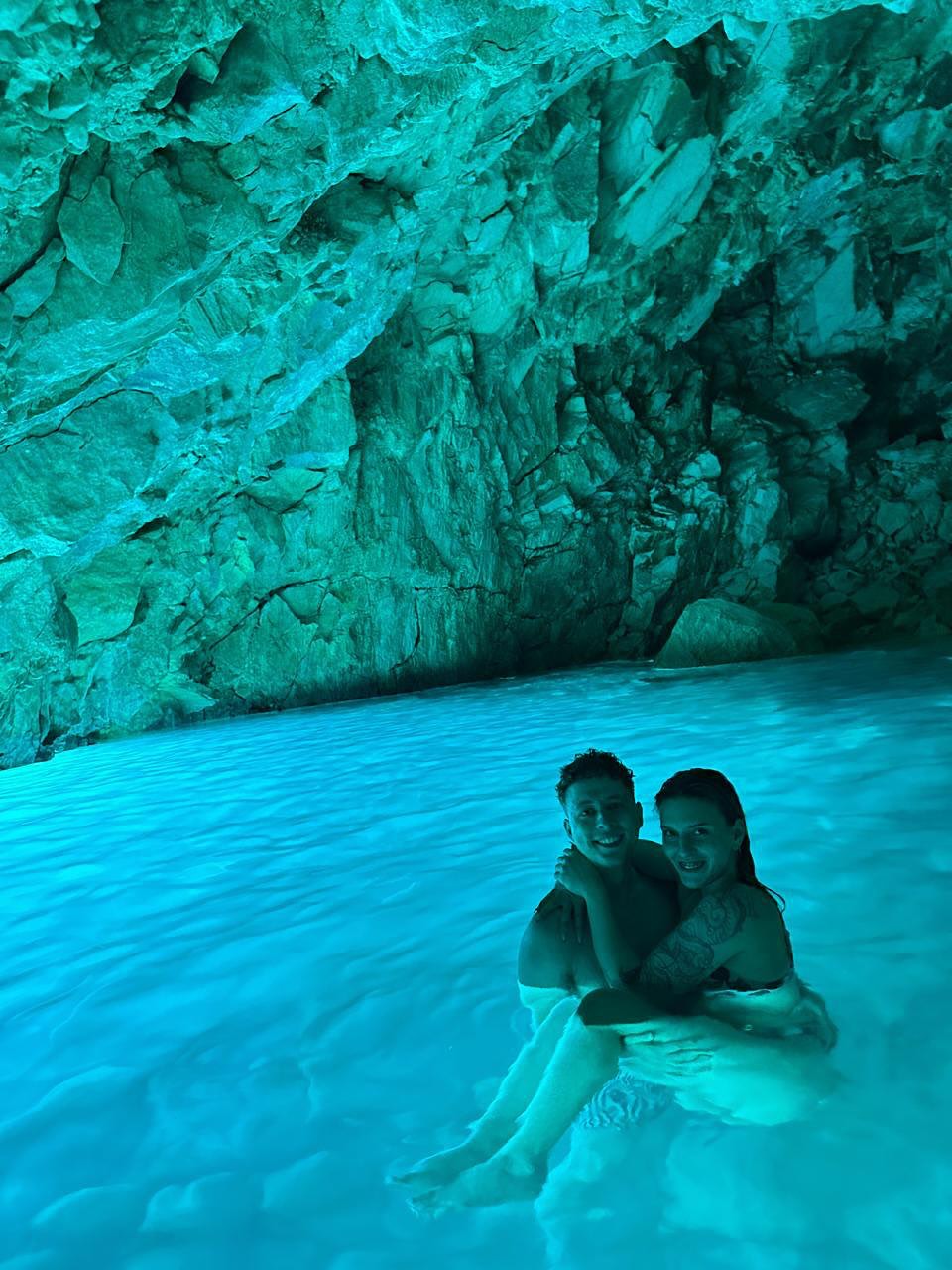 Blue cave near Karaburun Peninsula
